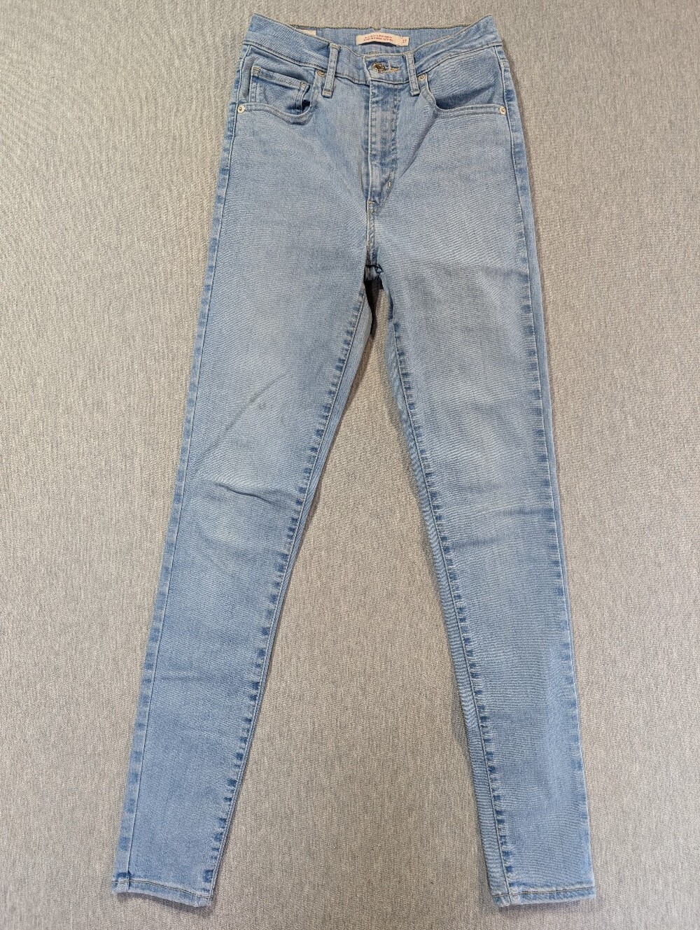 Levi's Mile High Super Skinny Jeans Women's 27 Light Wash Blue